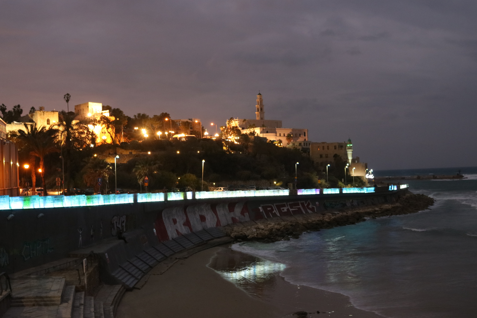 Jaffa bei Nacht