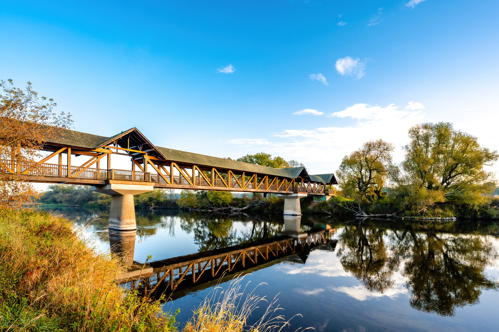 Jagdbrücke DessauRoßlau Foto & Bild youth, wasser, landschaft Bilder