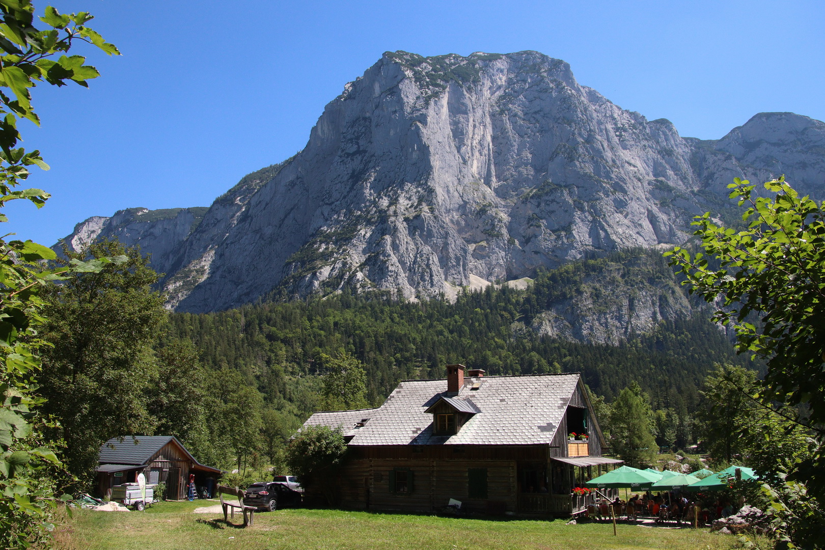 Jagdhütte Seewiese mit Trisselwand 1754m