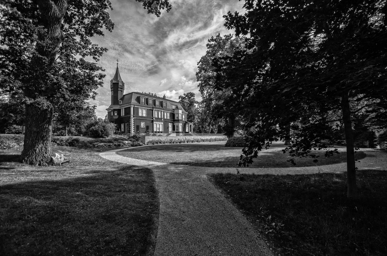 Jagdschloß Foto & Bild architektur, landschaft, garten