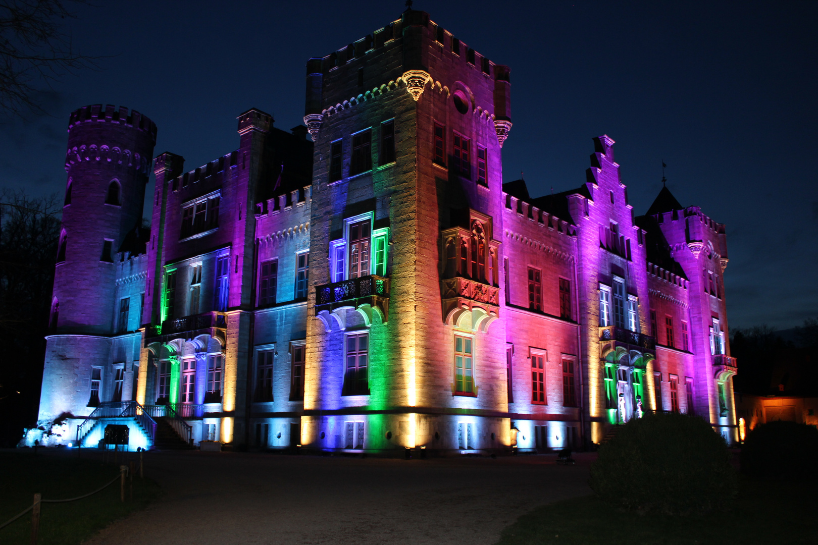 Jagdschloss by Night