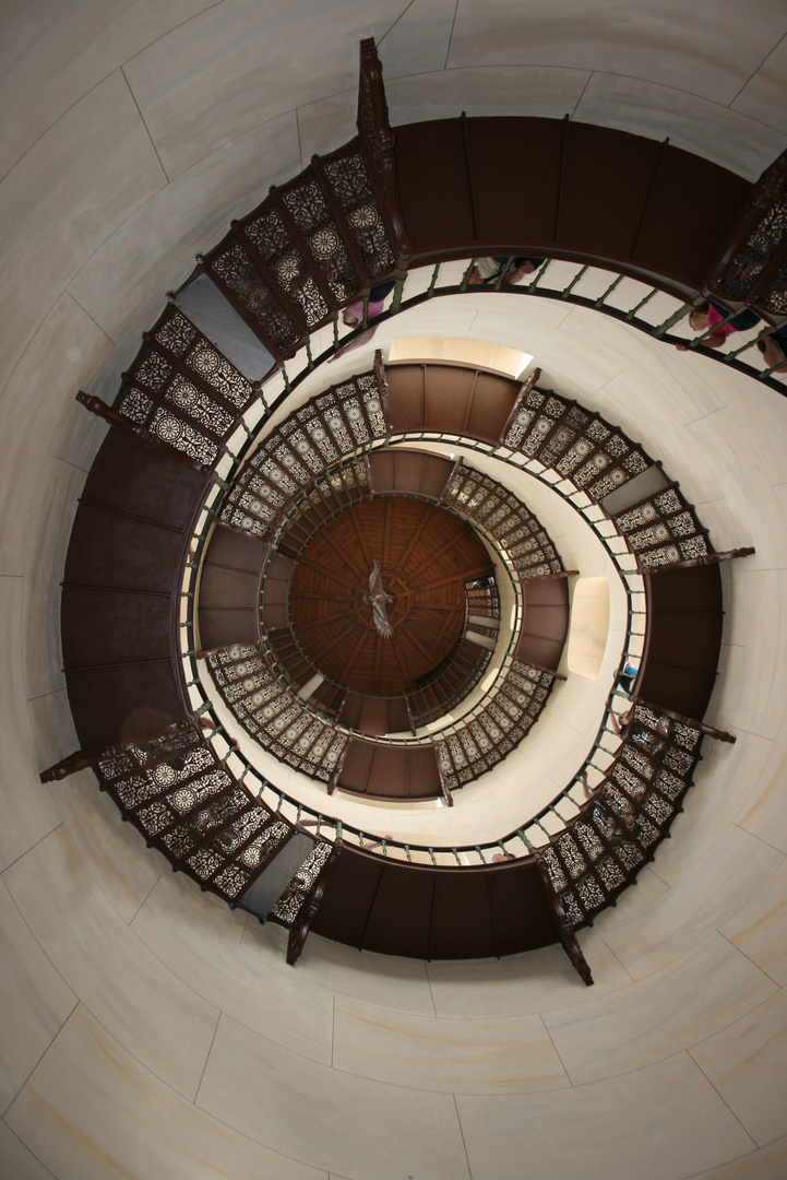 Jagdschloß Granitz, Wendeltreppe