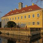 Jagdschloss Graupa in der Abendsonne