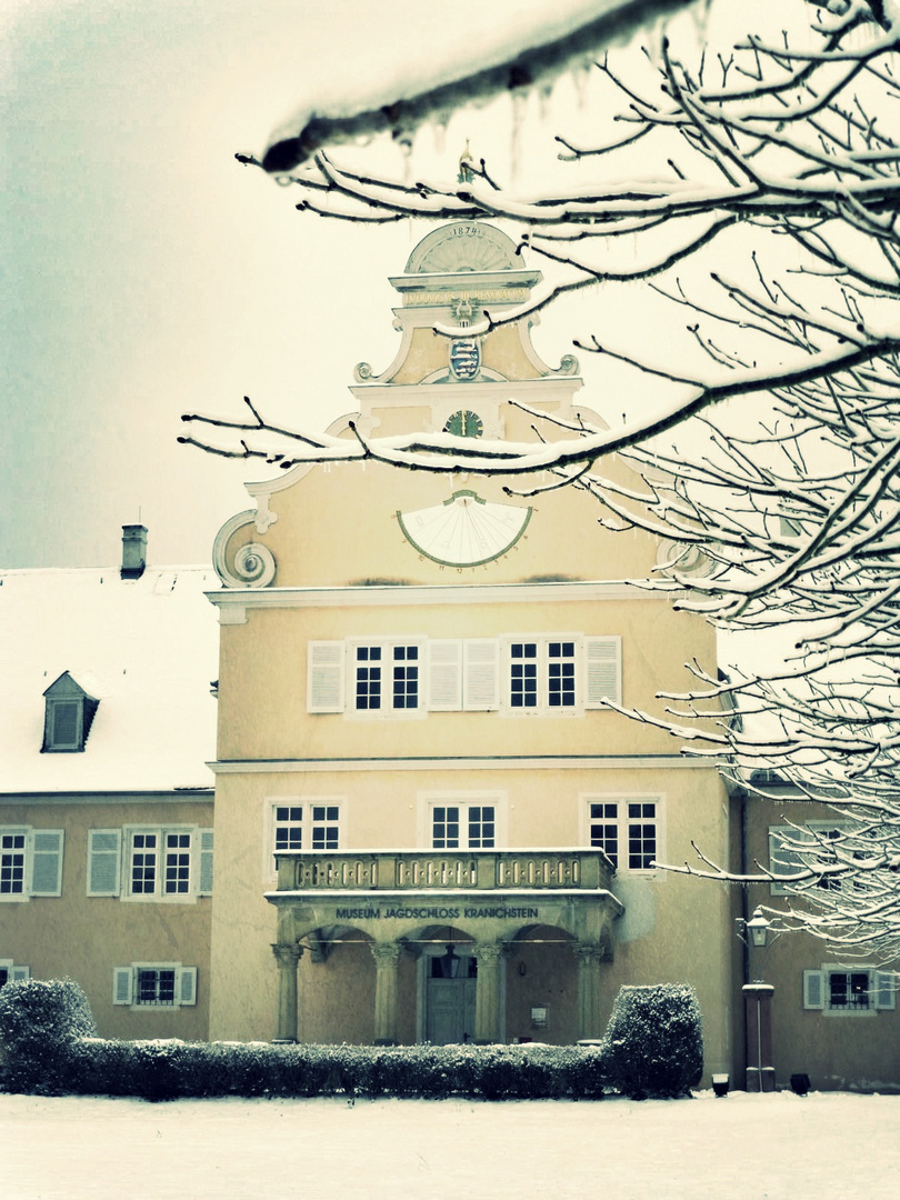 Jagdschloss Kranichstein im Winter