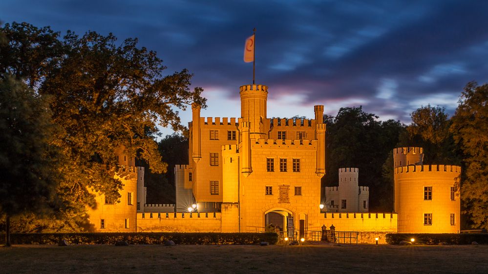 Jagdschloss Letzlingen zur Blauen Stunde