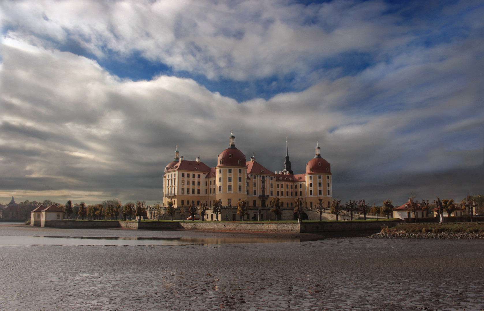 Jagdschloss Moritzburg Foto & Bild schloss, teich, natur Bilder auf