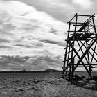 Jagdstand, Feld , Wind und der Luchberg ist auch dabei