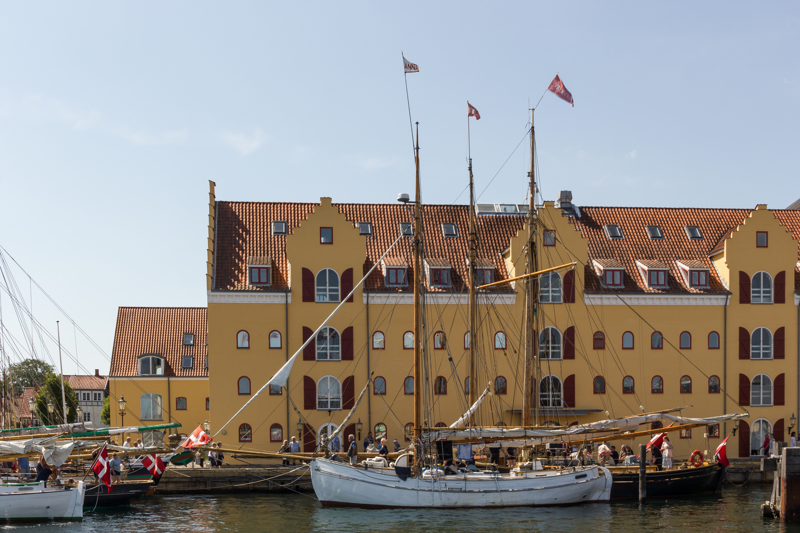 Jagt "ANNA" im Hafen von Svendborg ... 