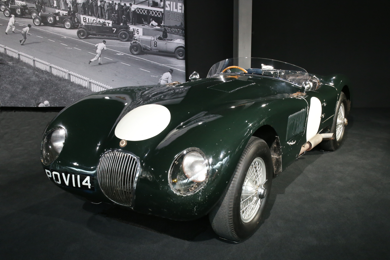 Jaguar C - Type , 1953   Neunter  Platz  in  Le Mans