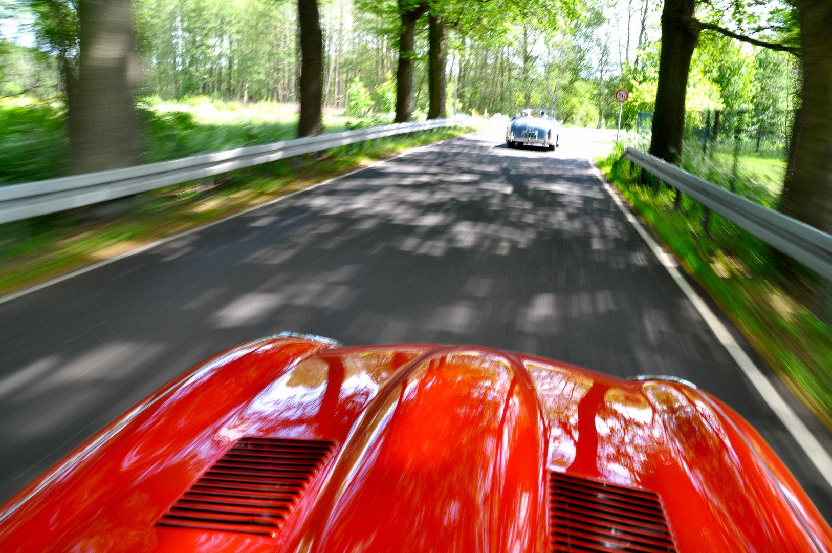 Jaguar E-Type at Rallye Hamburg-Berlin