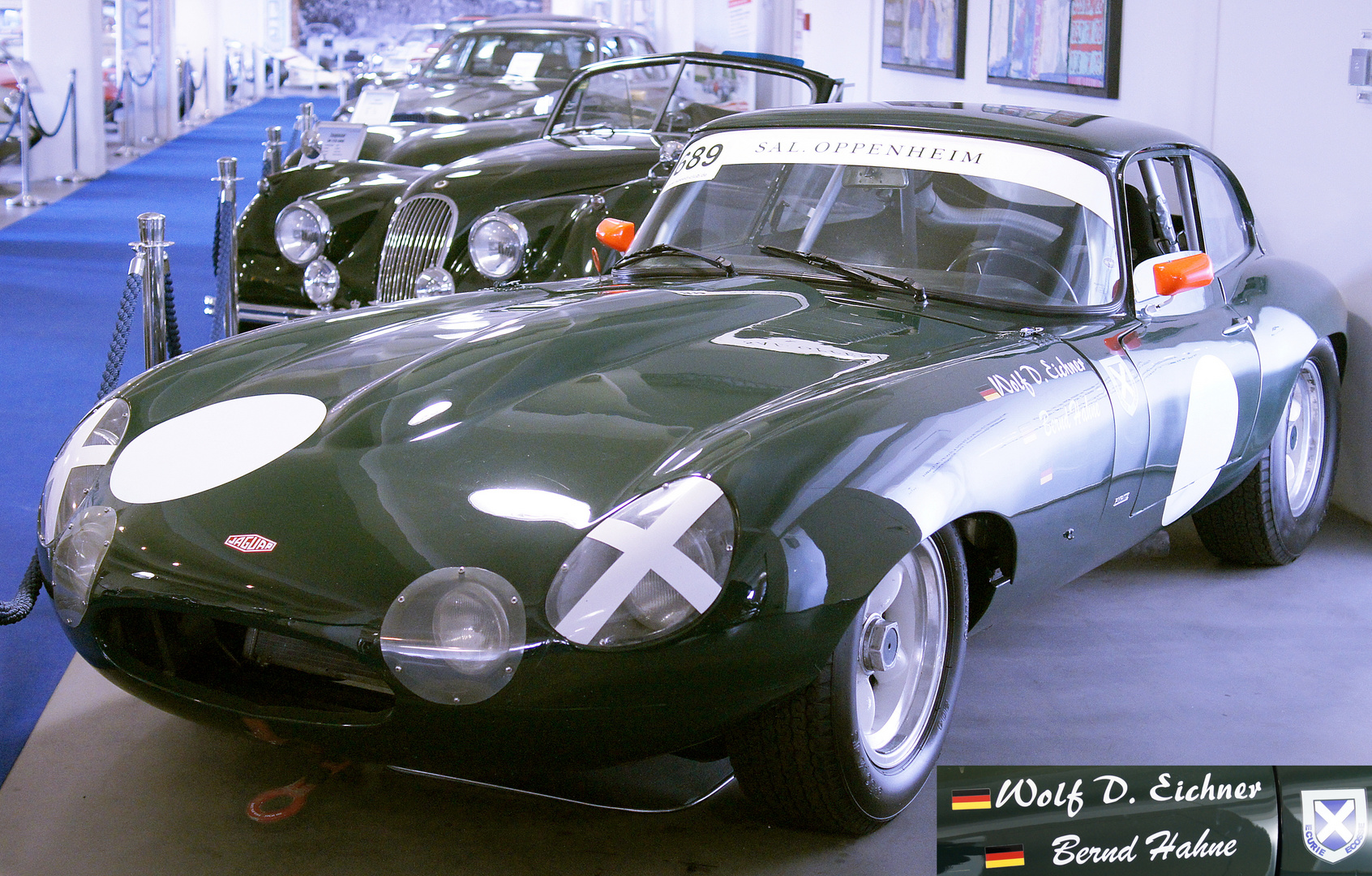 Jaguar E-Type FHC Écurie Écosse Le Mans 1962