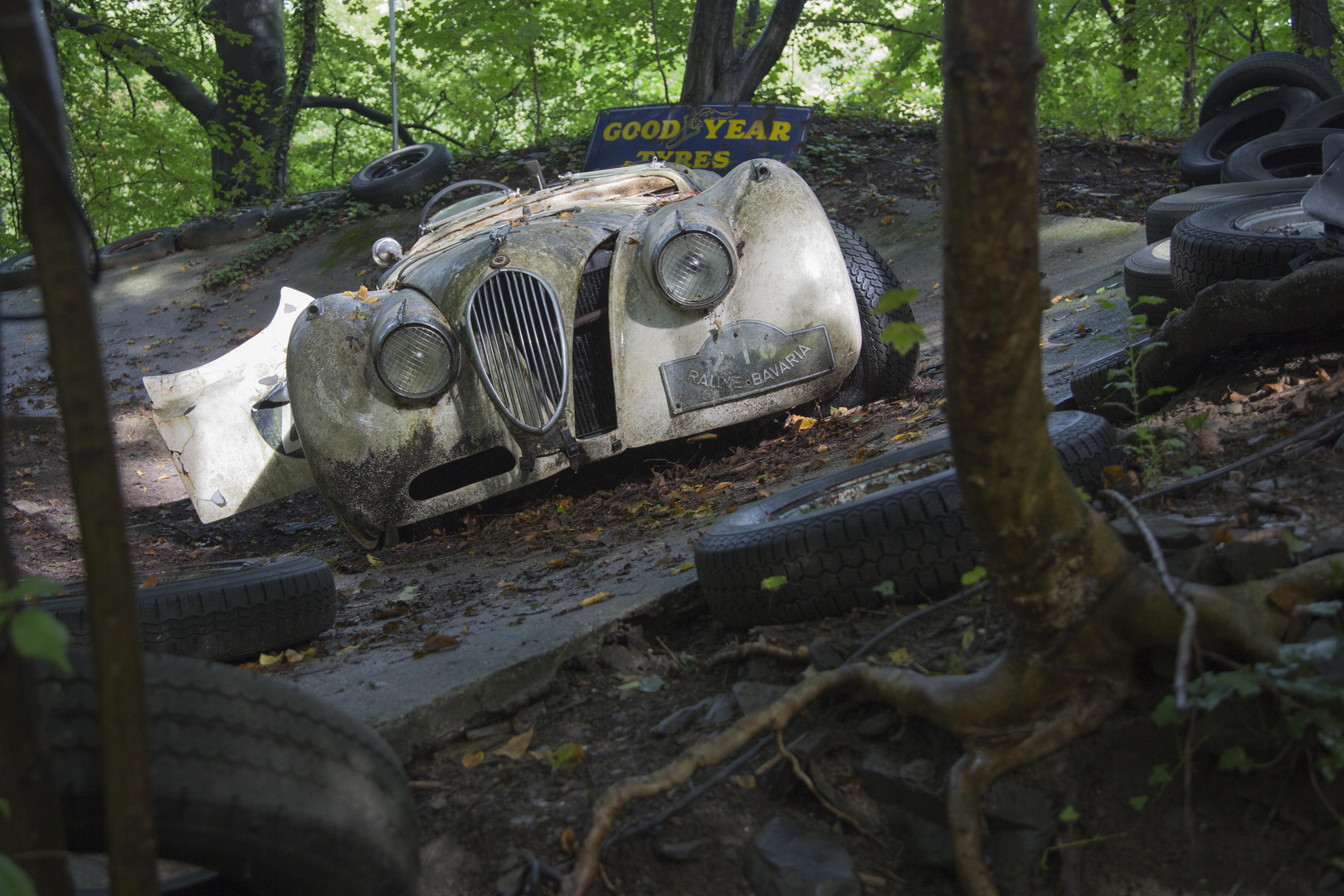 Jaguar XK 120 auf der Nordschleife