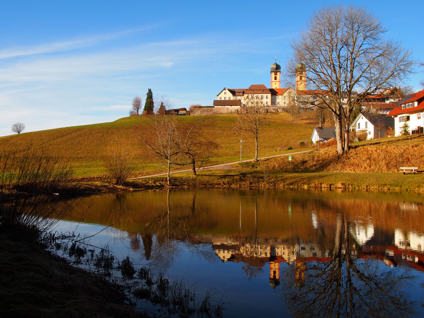 Jahresende am Weiher