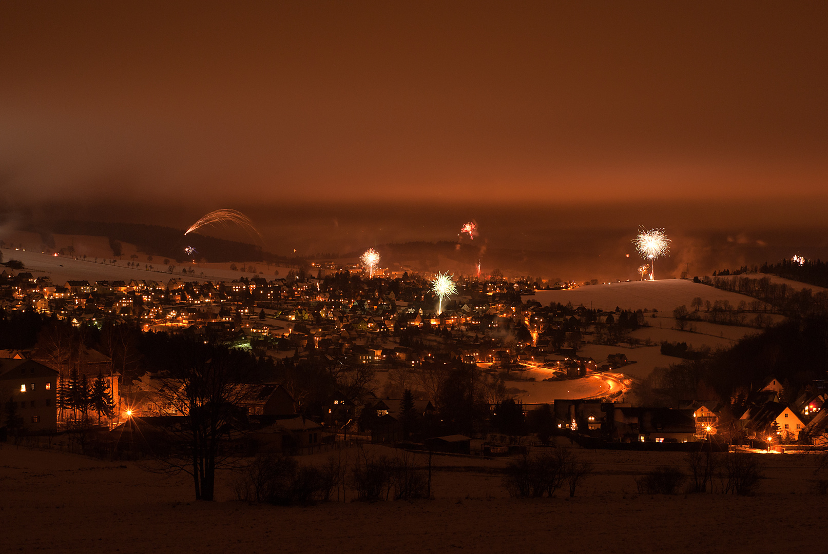 Jahreswechsel im Weihnachtsland