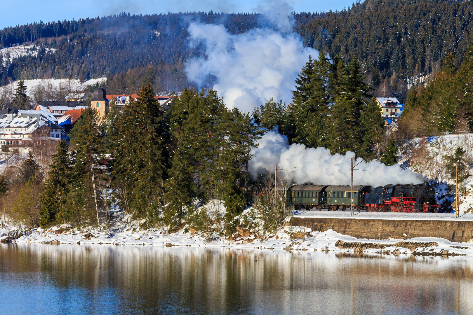 Jahreswechseldampf auf der Dreiseenbahn Teil 2