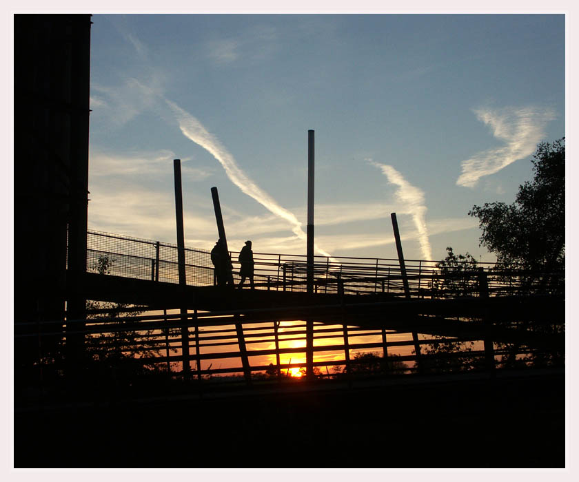 Jahrhunderthalle Bochum Abendsonne