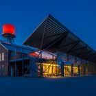 Jahrhunderthalle Bochum zur blauen Stunde