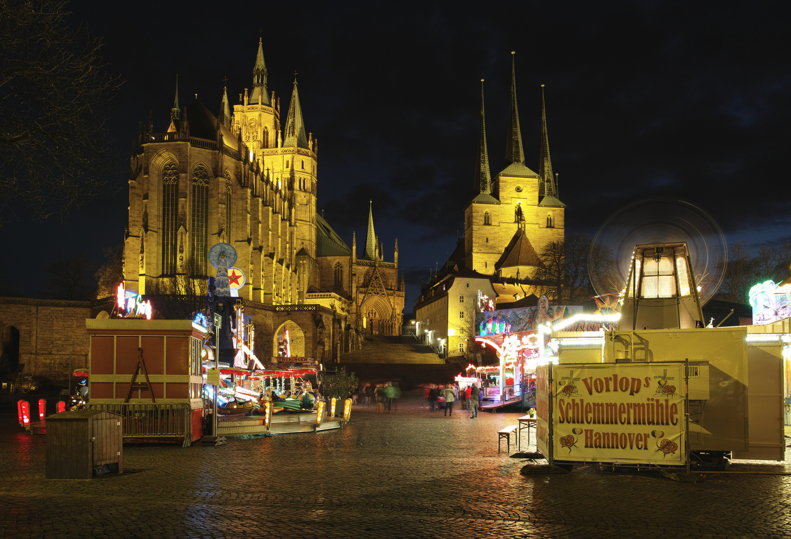 Jahrmarkt am Erfurter Dom