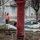 j'aimais bien les marelles dessinées à la craie sur les trottoirs 