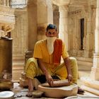 Jain priest, Ranakpur temple, India