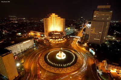 Jakarta Indonesia at Night