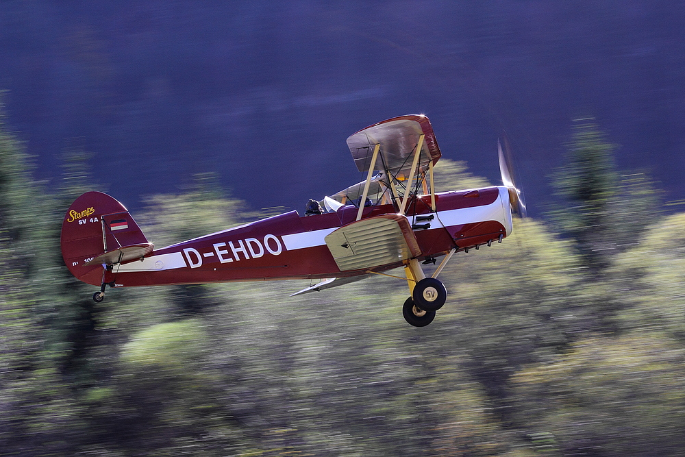 Jakob Sprenger - Stampe SV 4C "D-EHDO" - beim Start in LOIR - 02.11.2014