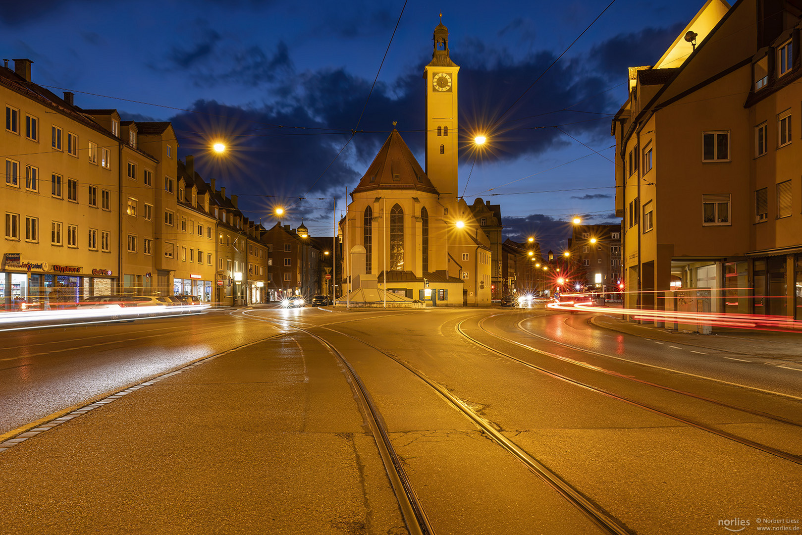 Jakobskirche zur Blauen Stunde