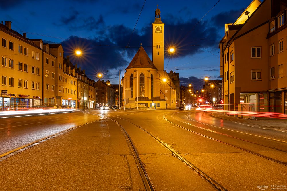 Jakobskirche zur Blauen Stunde