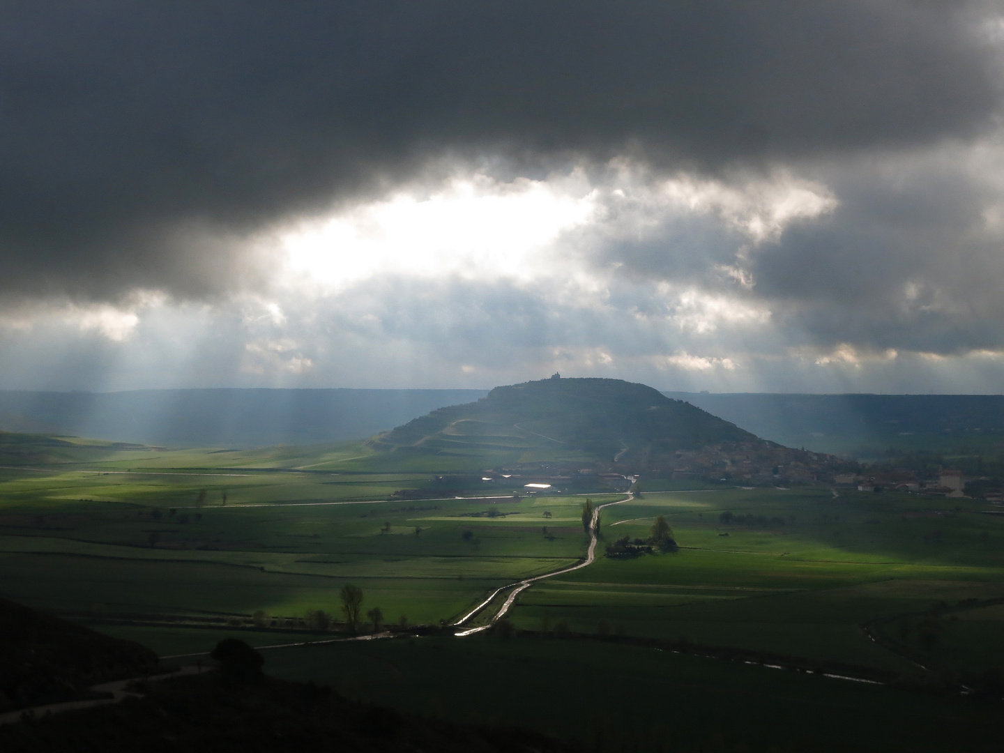 Jakobsweg - Rückblick nach Castrojeriz