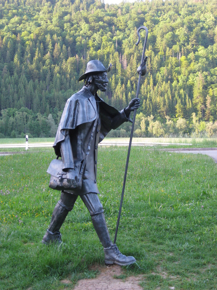 Jakobuspilger am Kloster Beuron