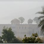 Jal Mahal/Jaipur im Morgennebel