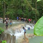 Jamaica - Konoko Falls - Menschenketten