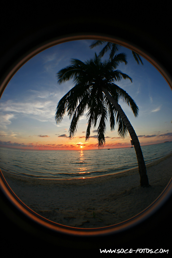 Jamaican special Fisheye Sunset