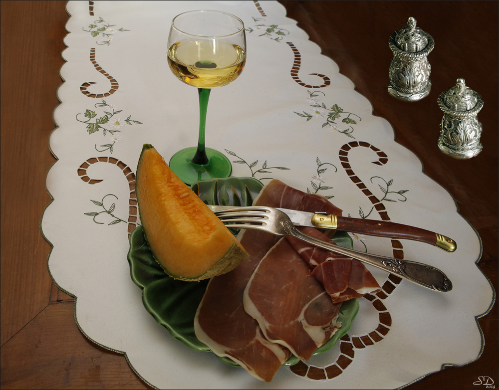 Jambon-Melon .