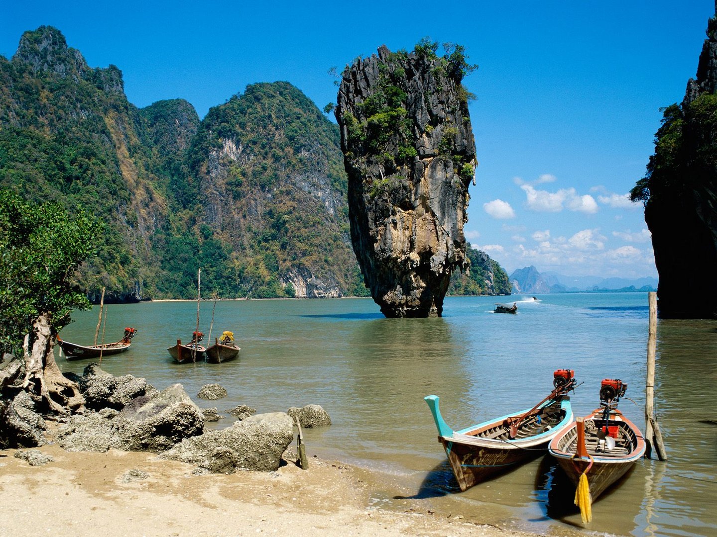 James Bond Felsen auf Phang Nga Thailand