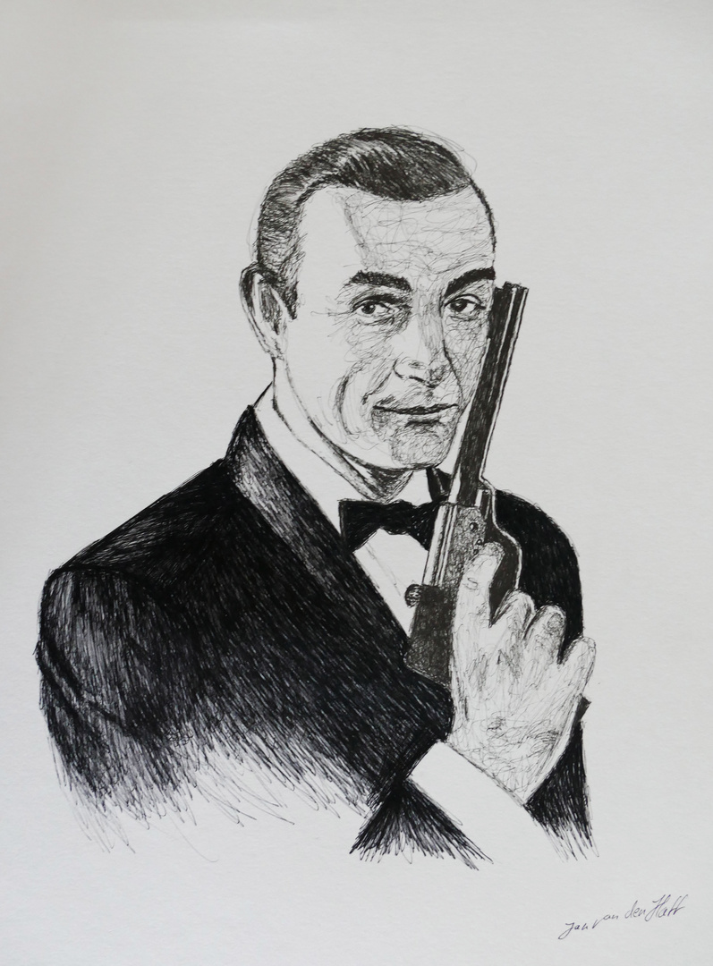 James Bond Scribble