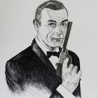 James Bond Scribble