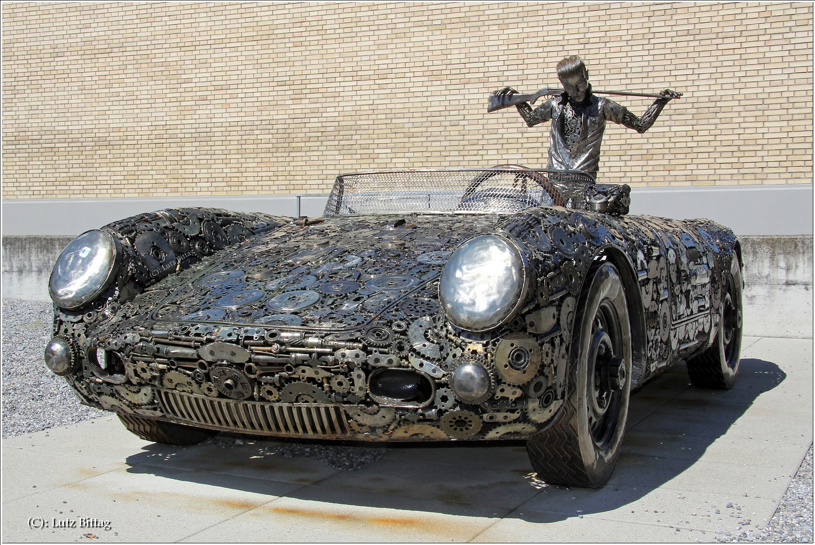 James Dean und sein Porsche 550 Spyder