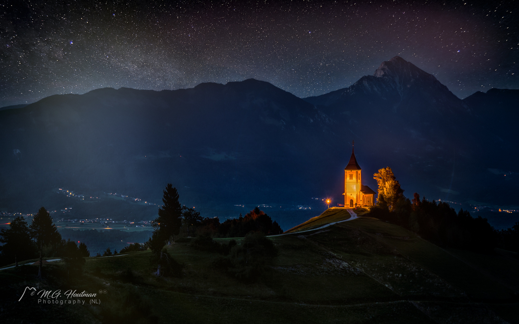 Jamnik at night - Slovenia