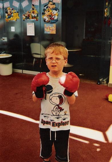 Jan beim Boxen