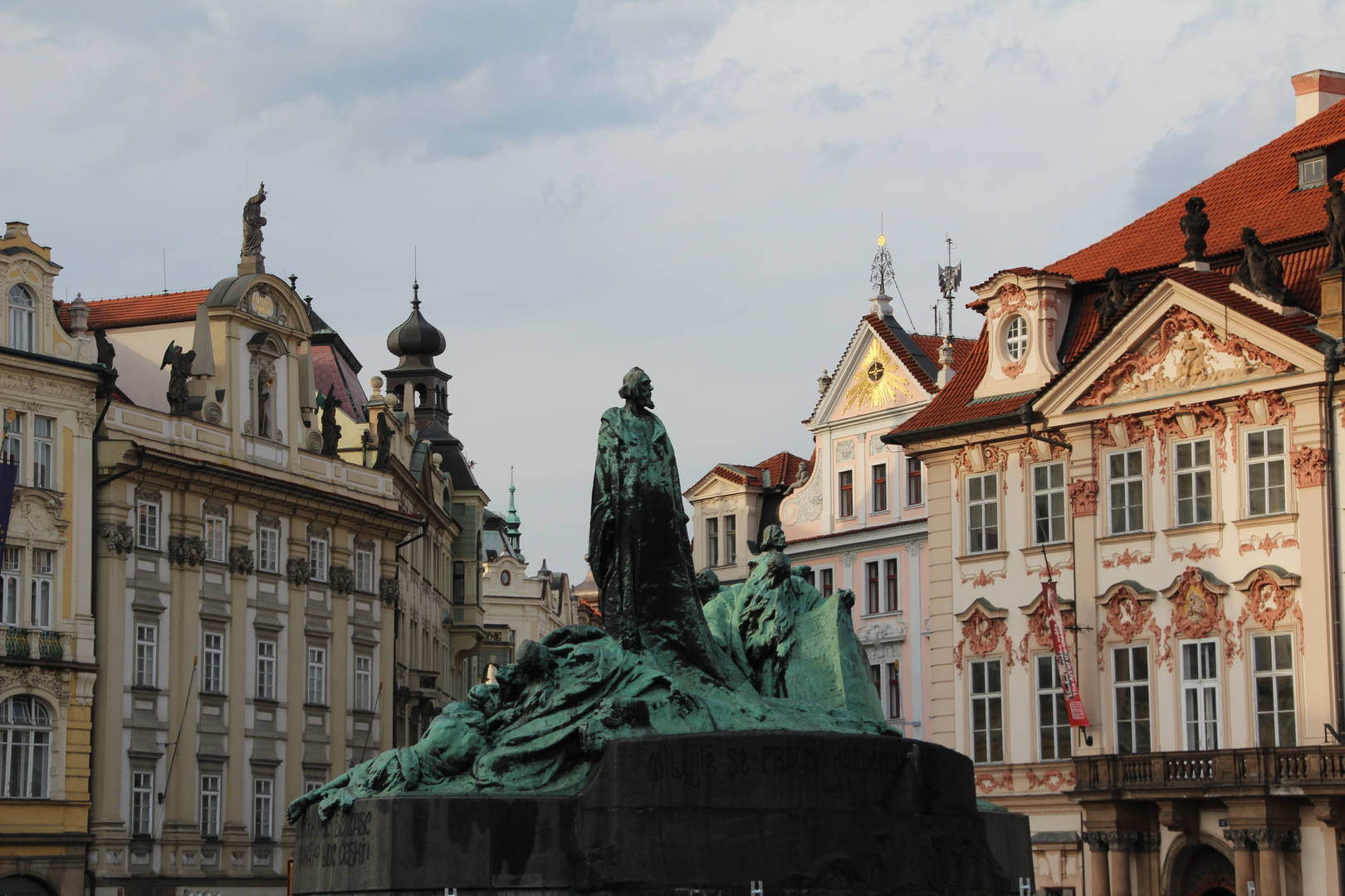 Jan-Hus-Denkmal in Prag (Mitte Juni 2013)