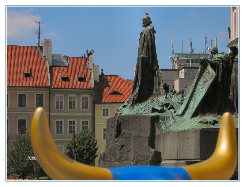 Jan Hus, die EU-Kuh und die Taube