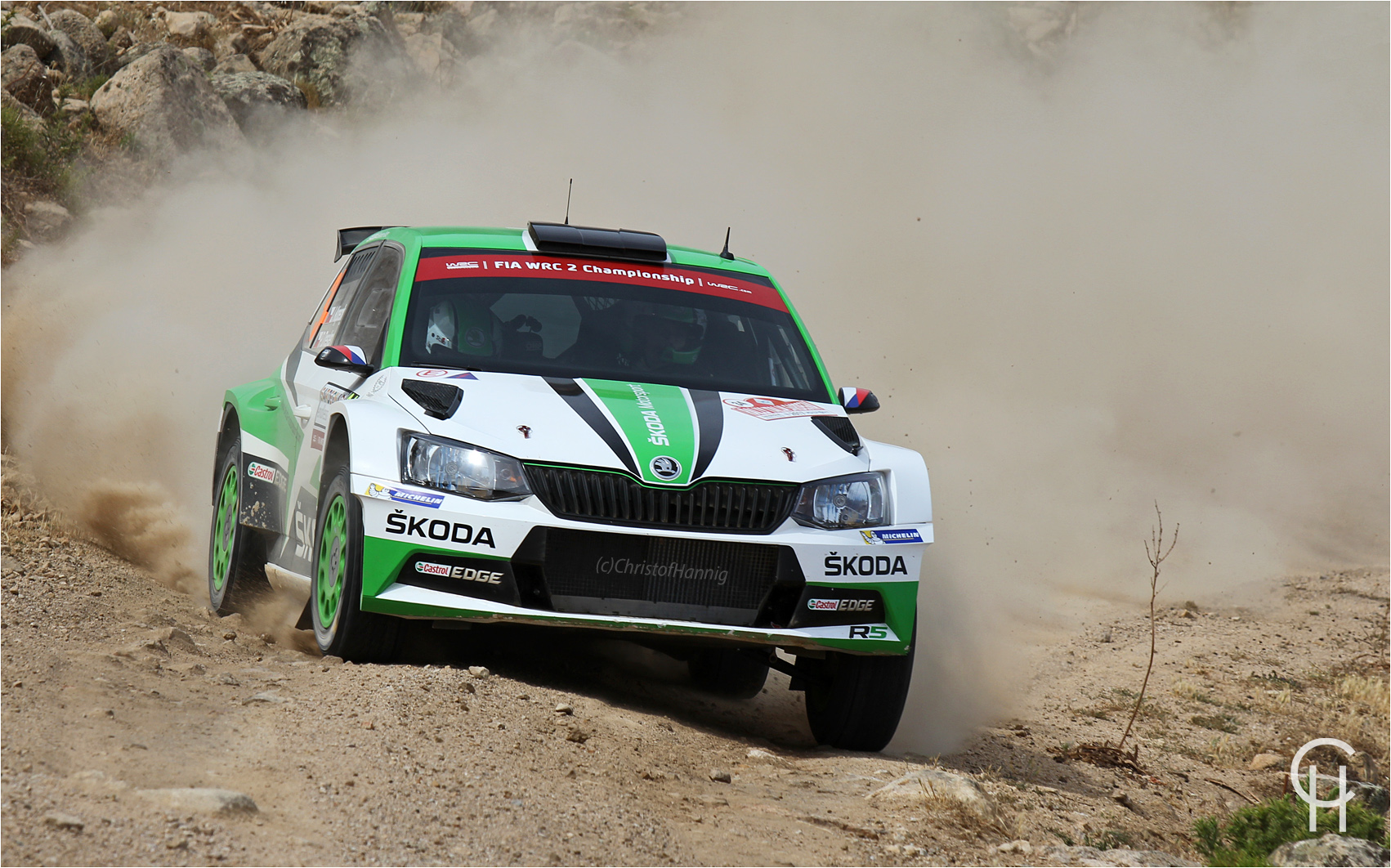 Jan Kopecký und Pavel Dresler - WRC Rally Italia Sardegna 2017