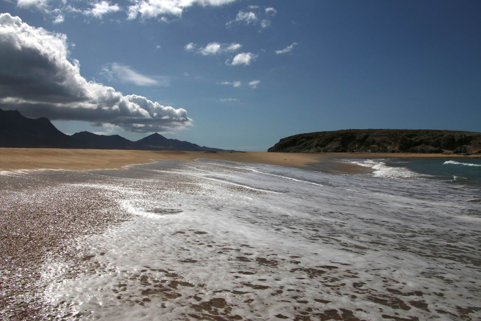 Jandia-Massiv vom Playa de Barlovento ...´14