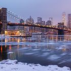 Jane's Wintercarousel and Brooklyn Bridge