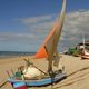 Jangada na Praia de Canoa Quebrada (Fischerboot am Strand von Canoa Quebrada (CE) )