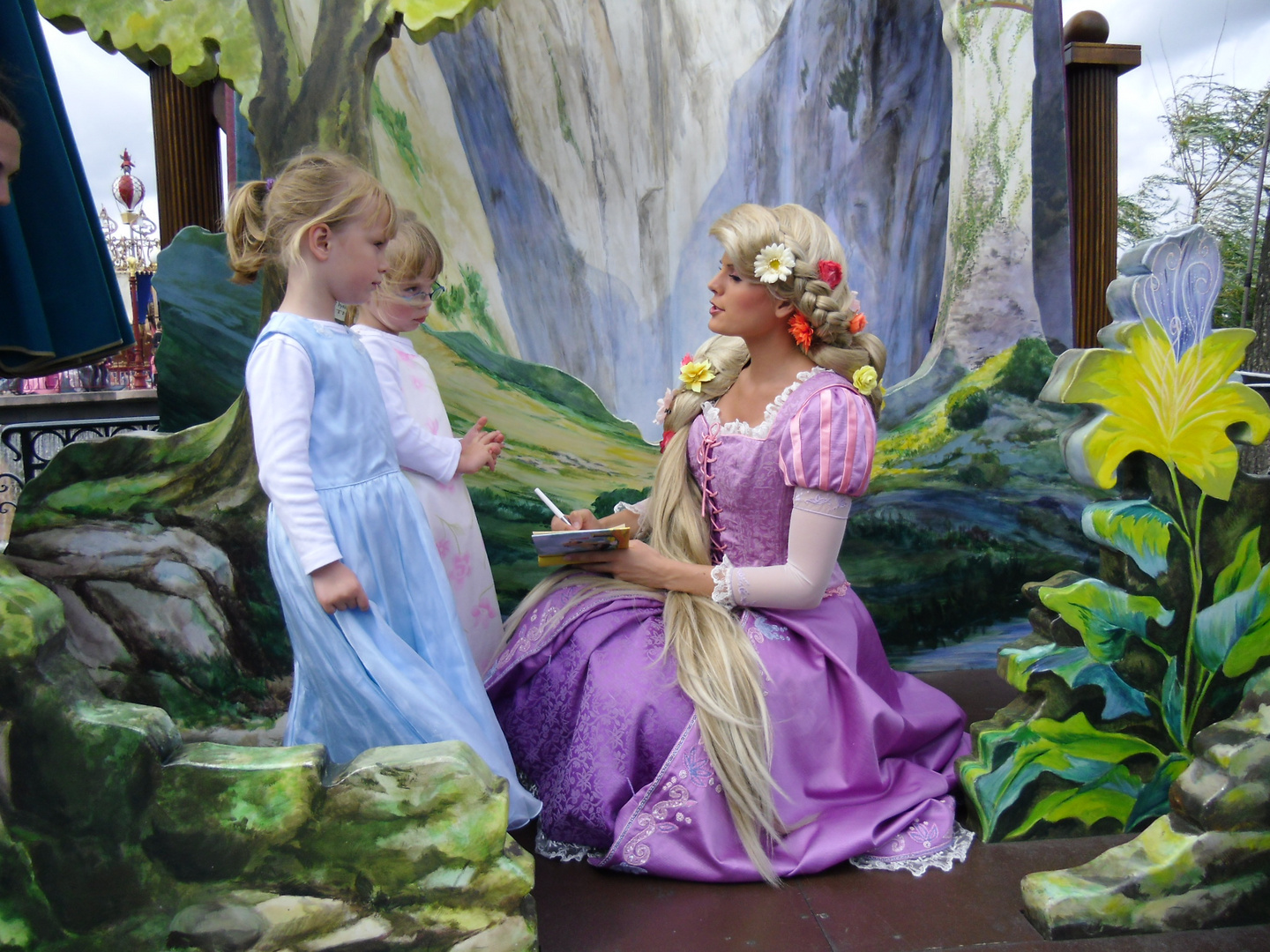 Janina und Jasmin bei Rapunzel