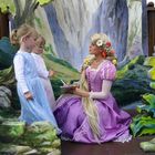 Janina und Jasmin bei Rapunzel