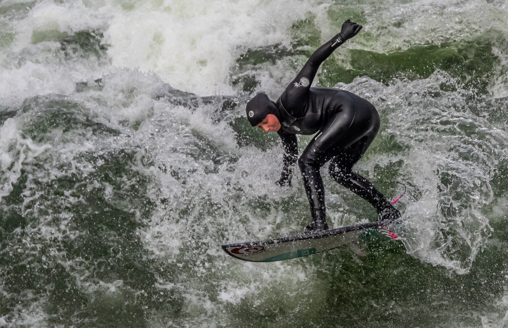 Janina Zeitler in der Eisbachwelle #2