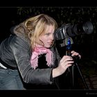 Janine beim Fotografieren